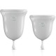 JIMMYJANE SET COPAS MENSTRUALES TRANSPARENTE