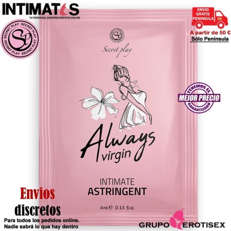 Always Virgin 4 ml  · Estrechamiento de los músculos vaginales · Secret Play
