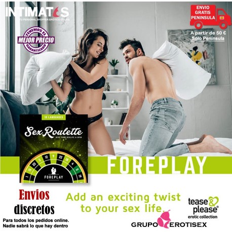 Sex Roulette Foreplay · 24 retos para emocionantes preliminares · Tease&Please