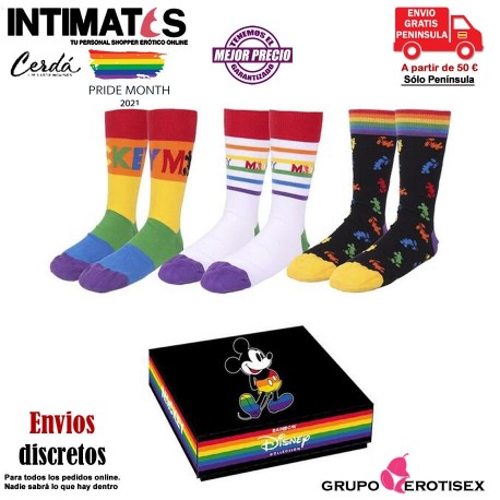Pack calcetines 3 piezas · Disney Pride