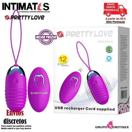 Jessica · Huevo vibrador recargable · Pretty Love
