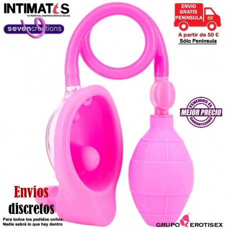 Vibrating Vagina Pump · Bomba vaginal · Seven Creations