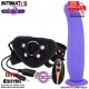 Arnés con dildo vibrador de 240mm · Seven Creations