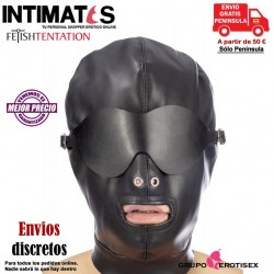 Capucha ajustable con abertura para boca · Fetish Tentation