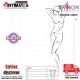 BS010 · Bodystocking blanco · Passion