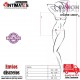 BS035 · Bodystocking rojo · Passion