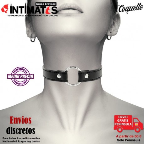 Choker · Gargantilla de cuero vegano · Coquette