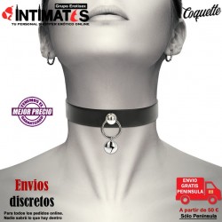 Cascabel · Gargantilla de cuero vegano · Coquette