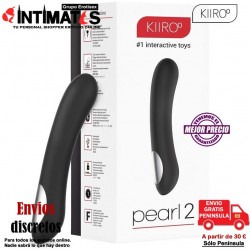 Pearl2 Black · Vibrador de punto G sensible al tacto · Kiiroº