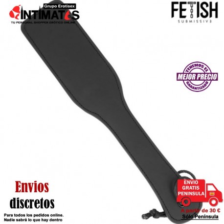 Pleasure Paddle · Pala negra de cuero vegano · Fetish Submissive