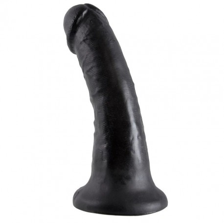 KING COCK 6" PENE NEGRO 5.2 CM