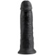 KING COCK 10" PENE NEGRO 25.4 CM