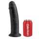 KING COCK 10" PENE NEGRO 25.4 CM
