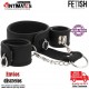 Bound Neck · Collar y esposas de cuero vegano · Fetish Submissive