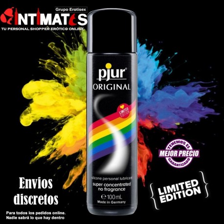 Original Rainbow Edition · Lubricante a base de silicona · Pjur
