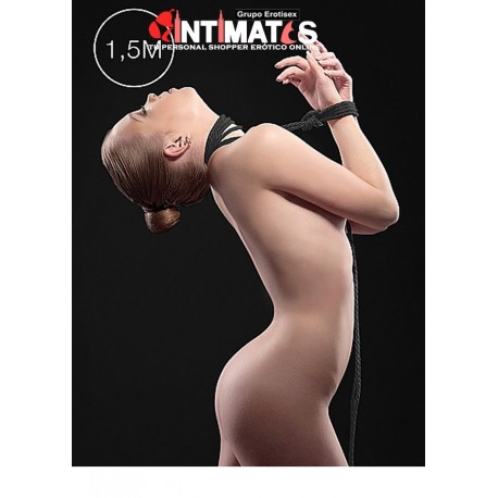 Kinbaku Mini Rope · Cuerda negra de dominación 1,5m · Ouch!