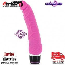 Silicone Classic · Vibrador Rosa · Seven Creations