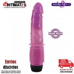 Penetration Pleasures · Vibrador Jelly Purple 200mm · Seven Creations