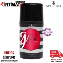 G How I Adore You 50ml · Crema estimuladora del Punto G · Sensuva