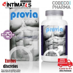 Provia · Favorece la libido y ayuda a mantener la erección · Cobeco