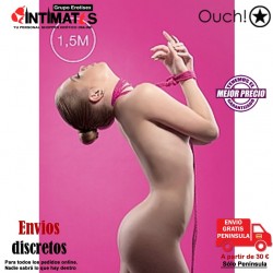 Kinbaku Mini Rope · Cuerda rosa de dominación 1,5m · Ouch!