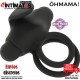 Anillo vibrador control remoto doble anilla - Negro · ÖhMama