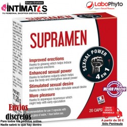 SupraMen  - 20 caps. · cápsulas 4 en 1 · LaboPhyto