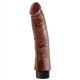 DILDO VIBRADOR KING COCK 17.78 CM MARRON