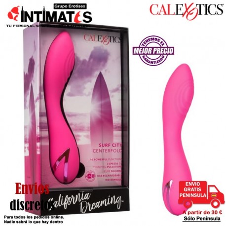 California Dreaming™ Surf City Centerfold  · Vibrador con 10 modos · CalExotics