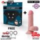 Arnés + Dildo realista Dual Sensitive Panzer - 170mm · Rock Army