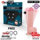 Arnés + Vibrador con rotación Liquid Silicone Hawk - 220mm · Rock Army