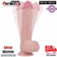 Arnés + Vibrador con rotación Liquid Silicone Hawk - 220mm · Rock Army
