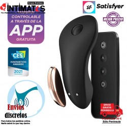 Little Secret · Panty vibrador para encajar en la braguita con APP · Satisfyer
