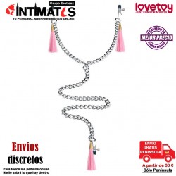 Nipple Clit Tassel · Pinzas para pezones y clítoris con cadena · Lovetoy