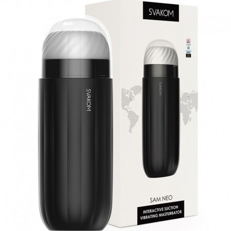 SVAKOM SAM NEO MASTURBADOR INTERACTION CON SUCCION Y VIBRACION