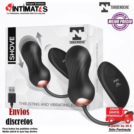 Shove · Huevo con thrusting y vibración con control remoto · Tardenoche