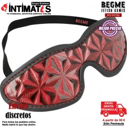 Antifaz elástico 100% vegano · Begme Red Edition