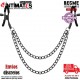 Pinzas para los pezones con cadena · Begme Red Edition