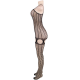 QUEEN LINGERIE BODYSTOCKING CON ABERTURA S-L