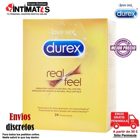 Real Feel · 24 Preserevativos · Durex