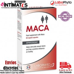 Maca - 60 vegetal cáps · ayuda a mantener el vigor y la vitalidad · LaboPhyto