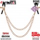 Pinzas con cadenas para los pezones · Begme Black Edition