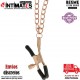 Pinzas con cadenas para los pezones · Begme Black Edition