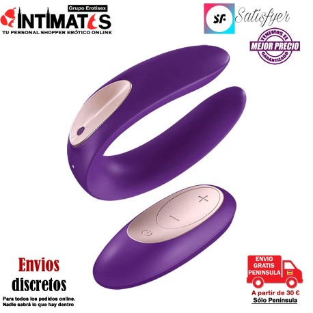 Double Plus Remote · Vibrador para parejas · Satisfyer