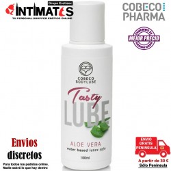 Tasty Lube Aloe Vera 100ml · Lubricante íntimo a base de agua · Cobeco