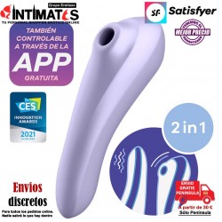 Dual Pleasure - Blanco · Estimulador de clítoris y punto G · Satisfyer