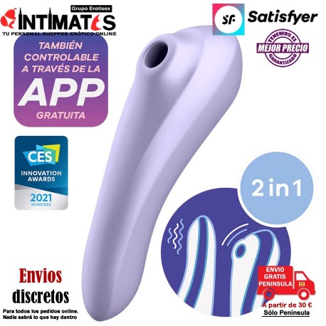 Dual Pleasure - Blanco · Estimulador de clítoris y punto G · Satisfyer