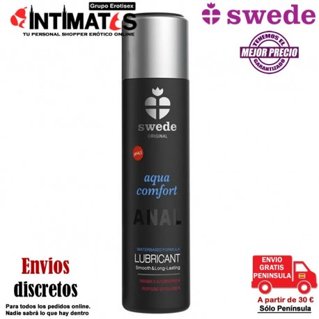 Aqua comfort · Lubricante anal a base de agua · Swede