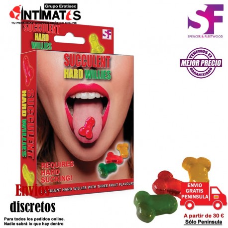 Succulent Hard Willies · Penes duros con 3 sabores · Spencer & Fleetwood