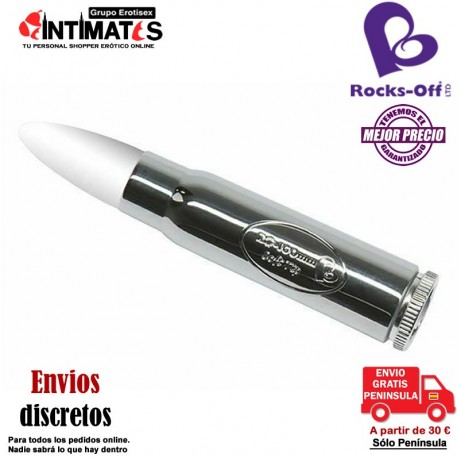 RO-100mm - Bala de placer 3 v con diseño de punta de lapiz de labios · Rocks-off